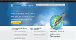 Desktop Screenshot of escritoresdearticulos.com